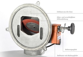 REGULATING DAMPER FOR OUTSIDE AIR